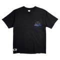 Vintage Chrome Hearts Cracked Horseshoe Pocket Tee Black/Blue