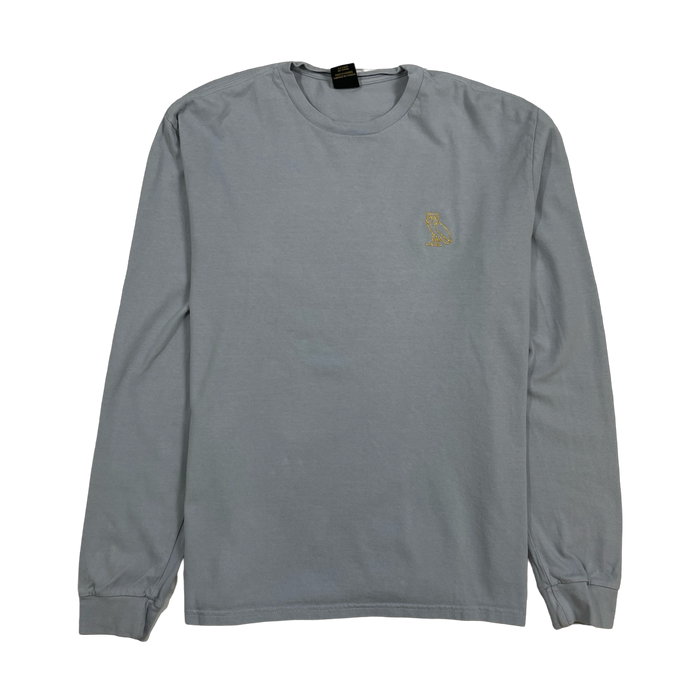 OVO Owl L/S Tee Baby Blue (USED) | Vitnage Clothing Store Canada