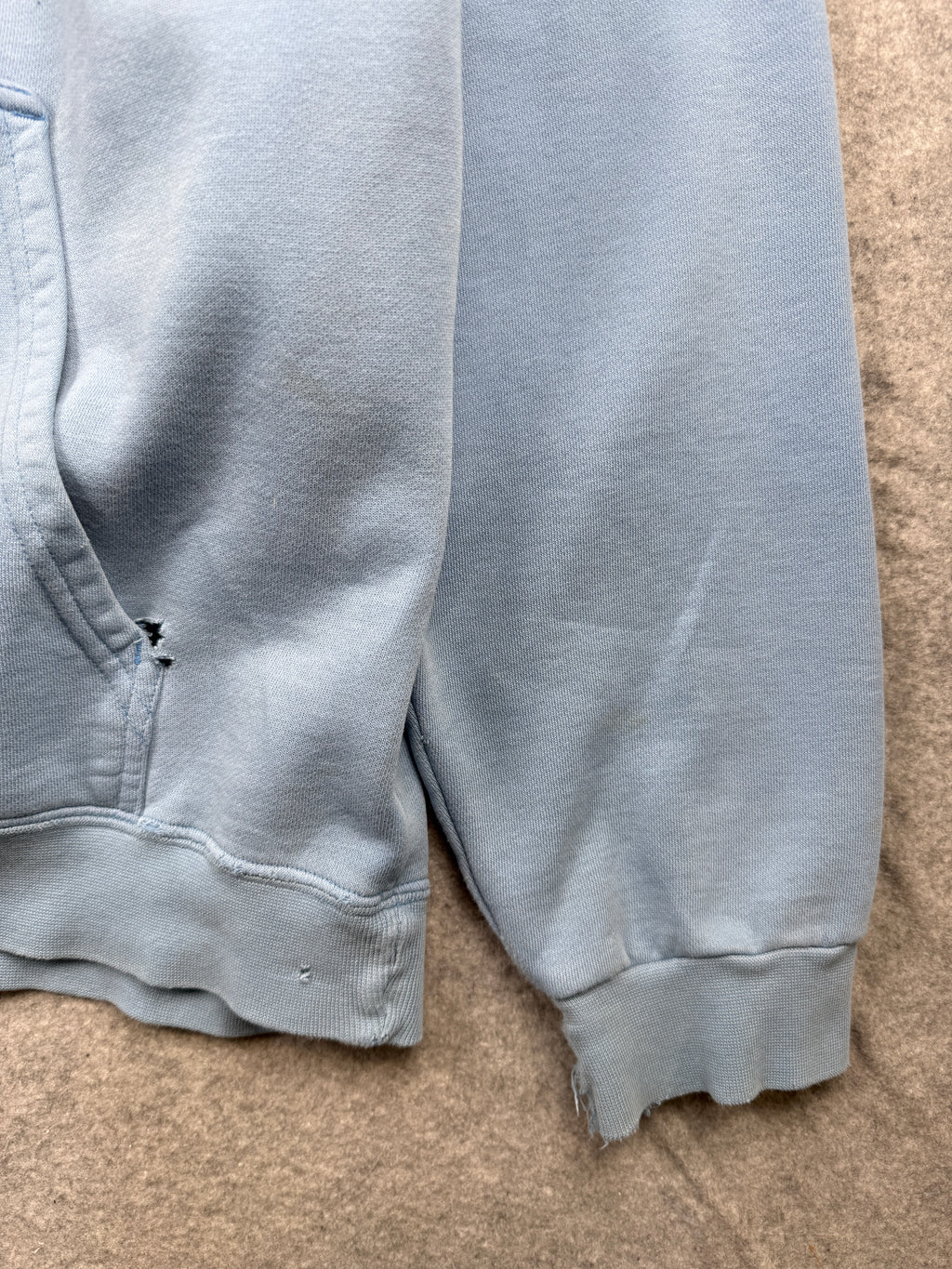 2000s Nike Centre Swoosh Hoodie Light Blue