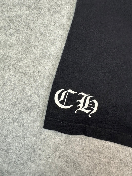 Women's Chrome Hearts Vertical Crosses Horse Shoe Tee Black | Vitnage Clothing Store Canada
