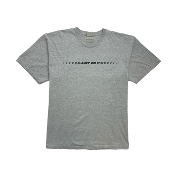 Vintage 2000s Nike Just Do It Tee Grey