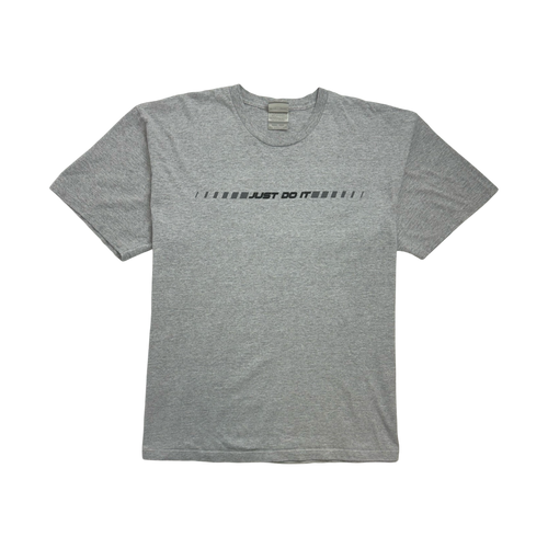 Vintage 2000s Nike Just Do It Tee Grey | Vintage Clothing Store Canada