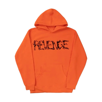 Revenge Lil Durk Bones Hoodie Orange