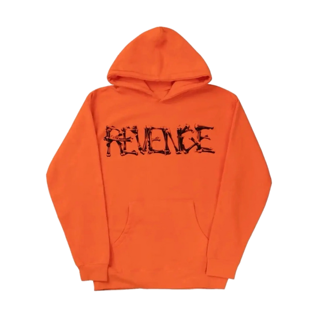 Revenge Lil Durk Bones Hoodie Orange