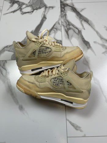 Women's Air Jordan 4 Retro Off-White Sail (USED)