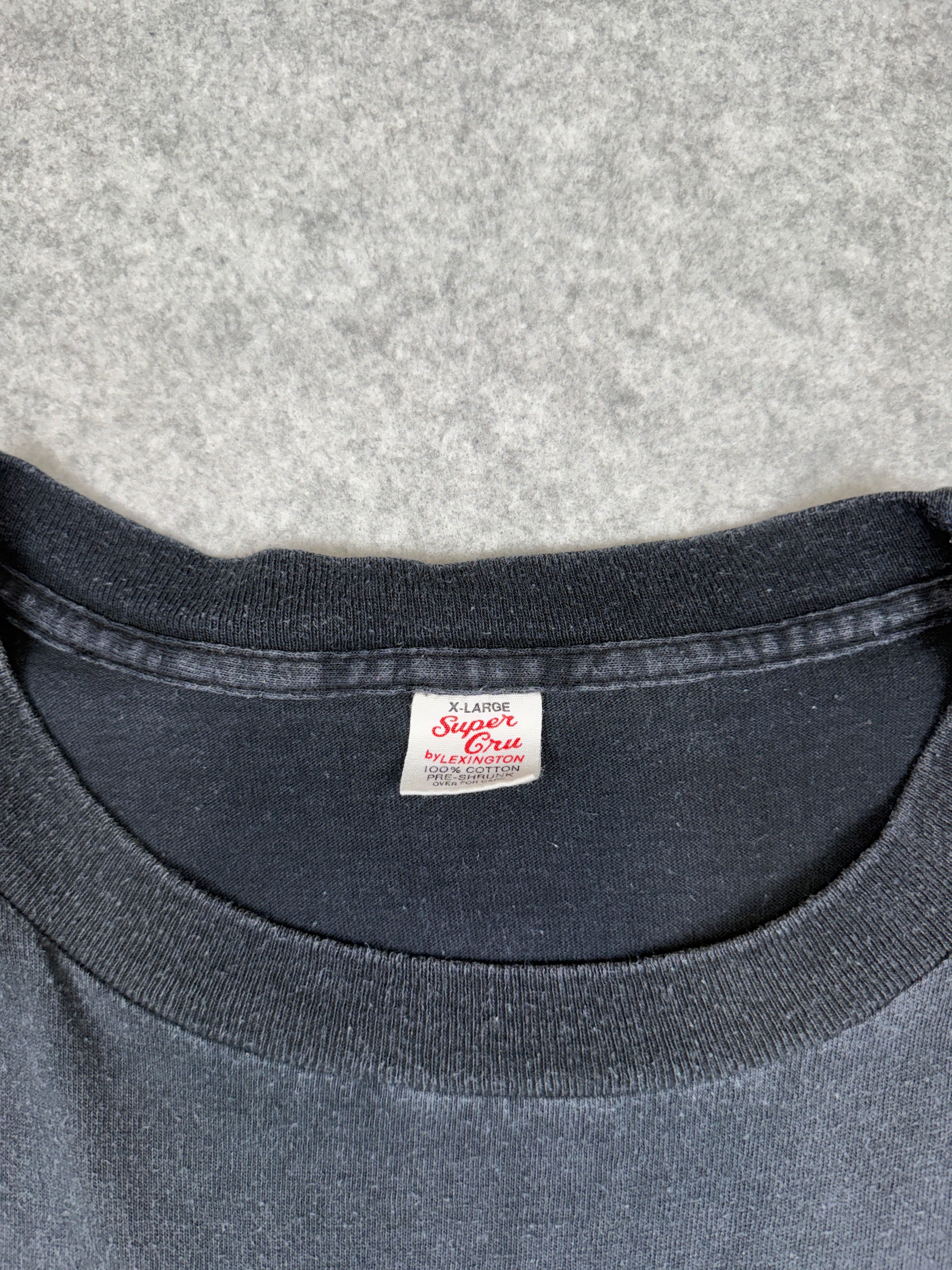 Vintage Harley Davidson Full Deck Tee Black
