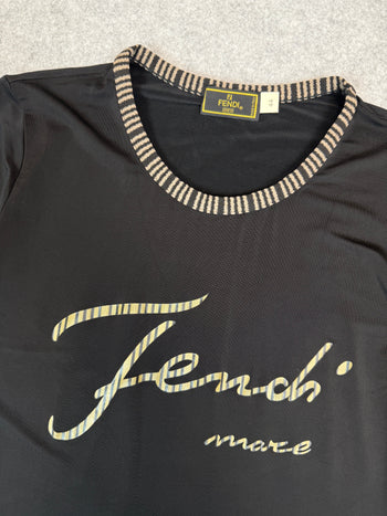 Women’s Fendi Rayon Shirt Top Black