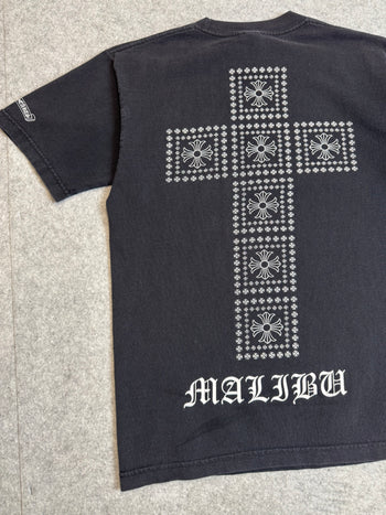 Vintage Chrome Hearts Malibu Big Cross Tee Black