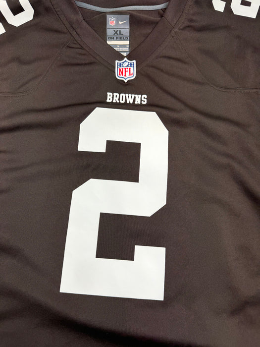 (XL) Nike Johnny Manziel Football Jersey Brown | Vitnage Clothing Store Canada