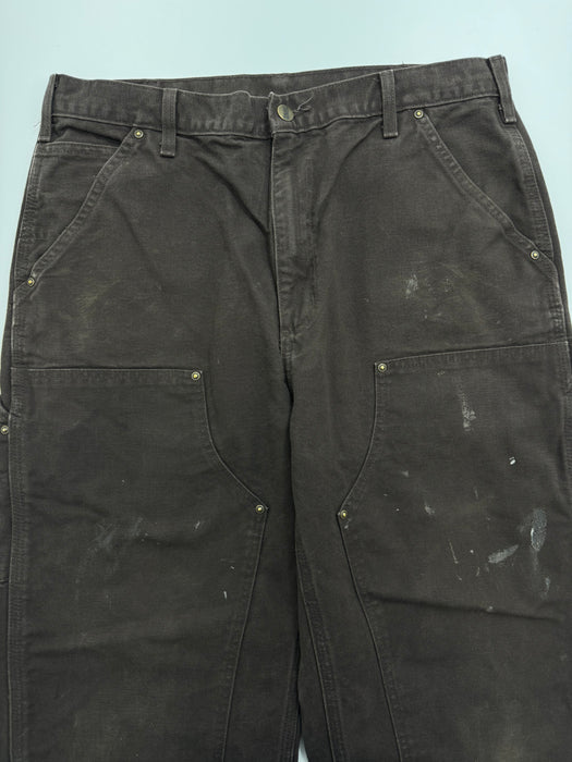 (34) Vintage Carhartt Double Knee Work Pants Brown | Vitnage Clothing Store Canada