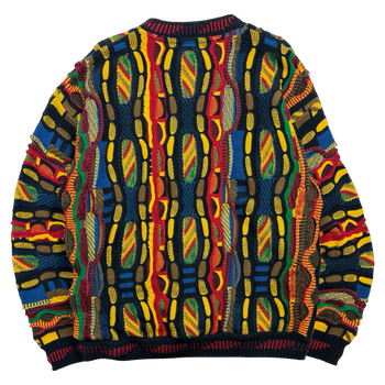 Vintage Protege Coogi Style 3D Knit Multi