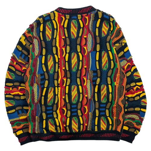 Vintage Protege Coogi Style 3D Knit Multi | Vintage Clothing Store Canada