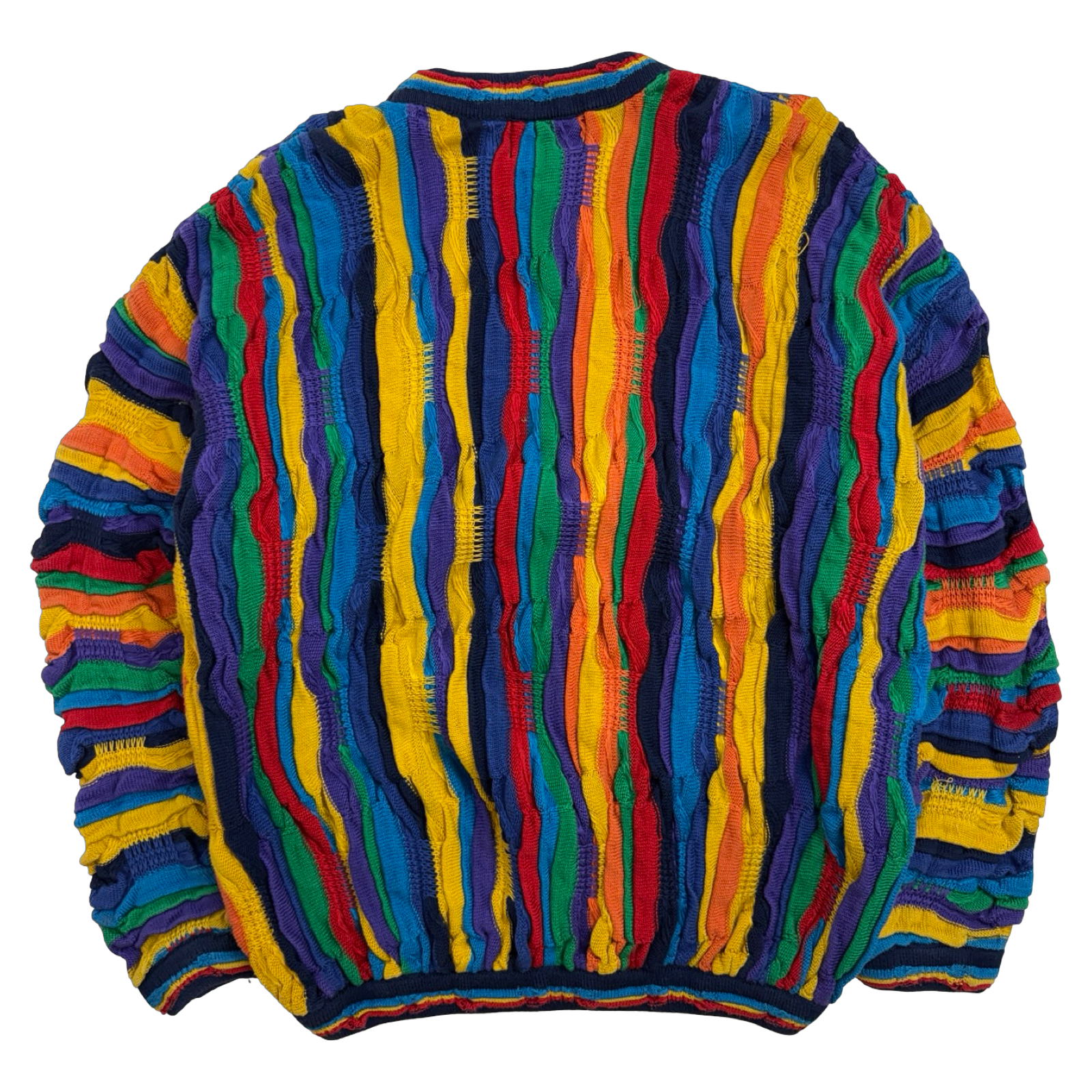 Vintage Tundra Coogi Style 3D Knit Multi