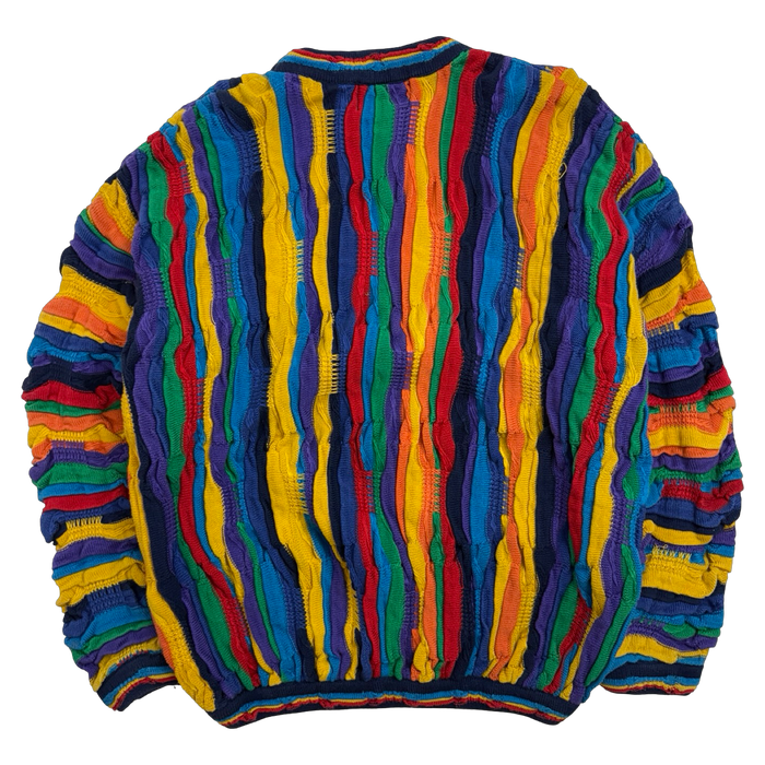 Vintage Tundra Coogi Style 3D Knit Multi | Vitnage Clothing Store Canada