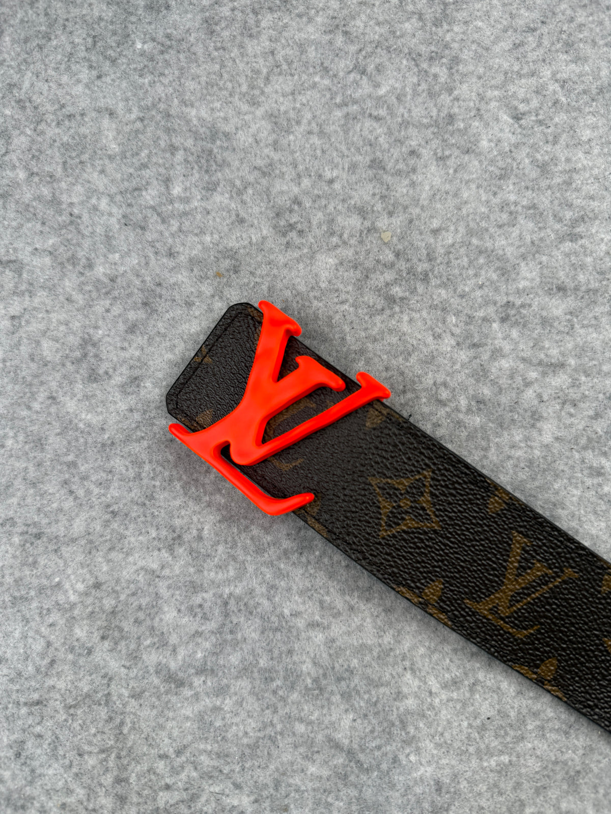 Louis Vuitton Shape Belt Virgil Abloh Monogram Brown