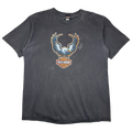 Vintage Harley Davidson Eagle Wing Spread Tee Black