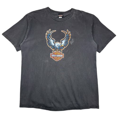 Vintage Harley Davidson Eagle Wing Spread Tee Black | Vintage Clothing Store Canada