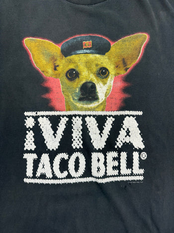 (L) Vintage '93 Taco Bell Promo Tee Black