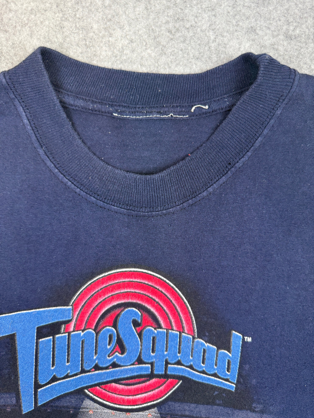 Vintage 90's Space Jam Pound Monstar Tee Navy