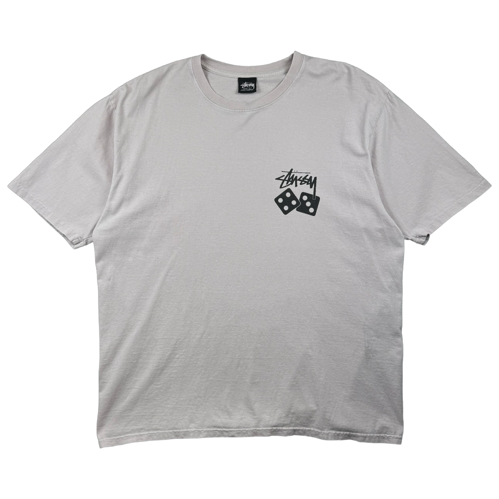 Stussy Dice Pigment Dyed Tee Blush Pink (USED)
