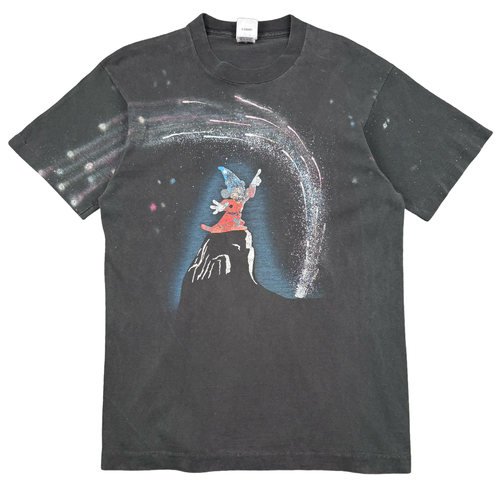 Vintage Disney Mickey Mouse Fantasia Magic Tee Black