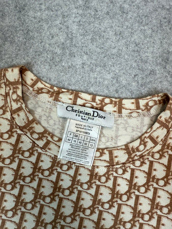 Women’s Christian Dior Floral Monogram Brown