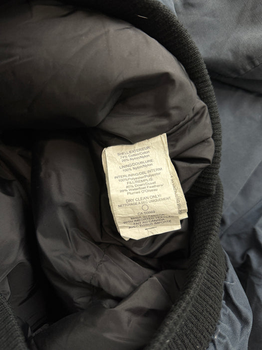 Moose Knuckles Ballistic Bomber Jacket Navy (USED) | Vitnage Clothing Store Canada