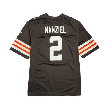 (XL) Nike Johnny Manziel Football Jersey Brown