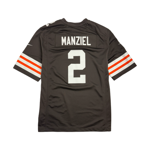 (XL) Nike Johnny Manziel Football Jersey Brown | Vintage Clothing Store Canada