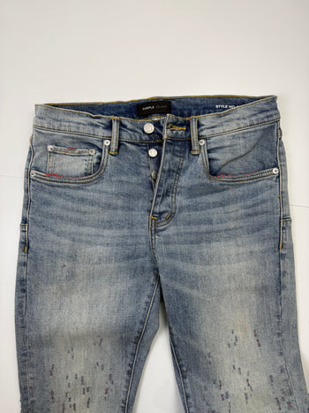Purple Brand P001 Skinny Fit Embossed Denim Pants (USED)