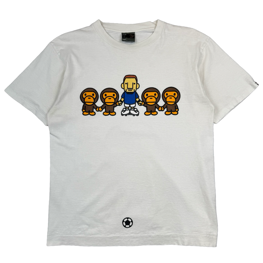 Vintage BAPE x Hidetoshi Nakata Tee White (USED)