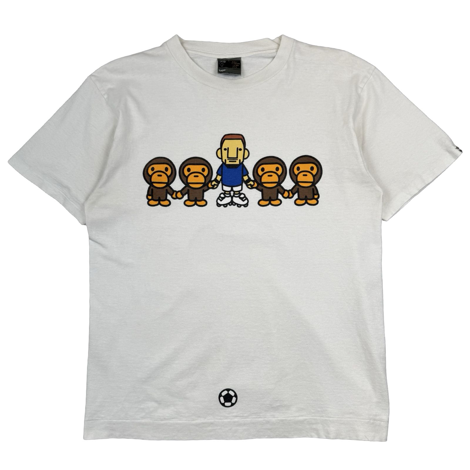 Vintage BAPE x Hidetoshi Nakata Tee White (USED)