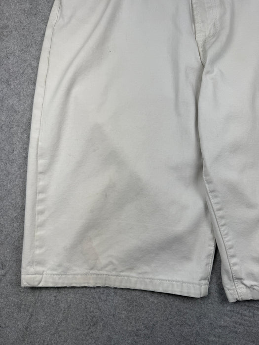 Vintage FUBU Baggy Shorts Off-White | Vitnage Clothing Store Canada