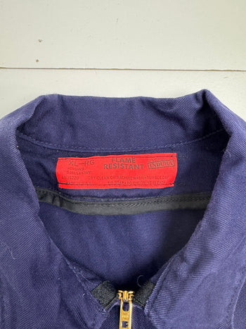 (XL) Vintage Canvas Light Work Jacket Blue