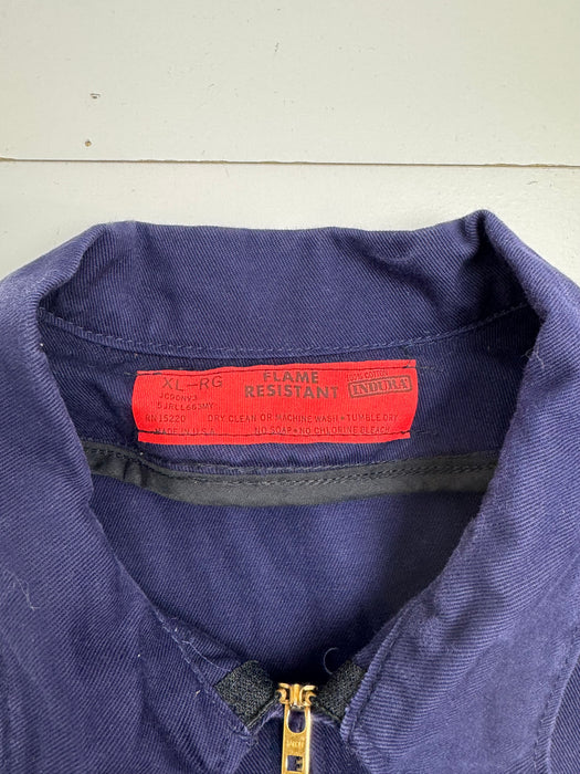 (XL) Vintage Canvas Light Work Jacket Blue | Vitnage Clothing Store Canada