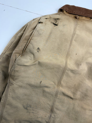 Vintage Carhartt Quilt Lined Arctic Work Jacket Tan