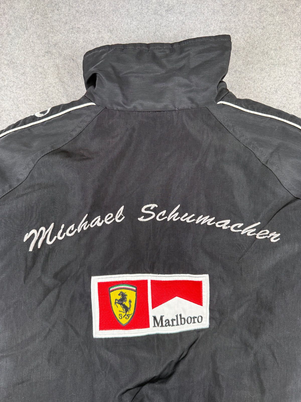 Vintage Ferrari Micheal Schumacher Marlboro Racing Jacket Black