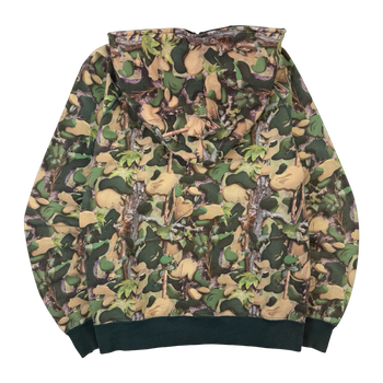 BAPE Village Camo Full Zip Up Hoodie Green (USED)