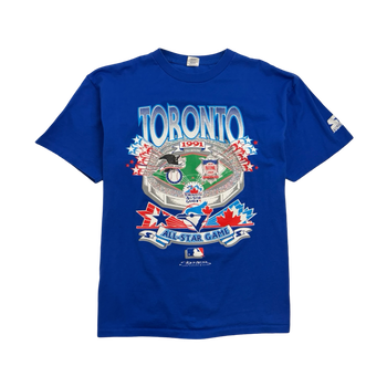 Vintage '91 Toronto Blue Jays All Star Game Tee Blue