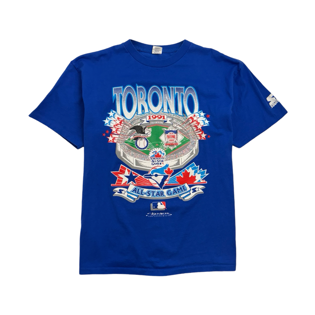 Vintage '91 Toronto Blue Jays All Star Game Tee Blue