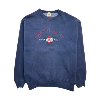 (L) Vintage Taos Ski Valley Sweatshirt Navy