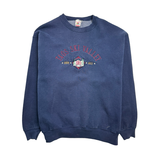 (L) Vintage Taos Ski Valley Sweatshirt Navy