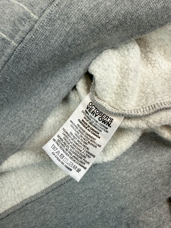OVO Script Pinstripe Hoodie Grey (USED)