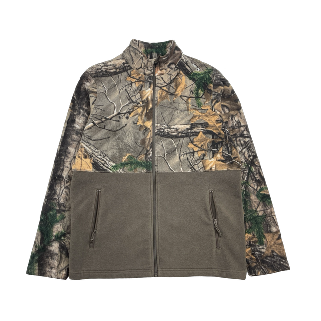 (L) RealTree Zip-Up Camo Fleece