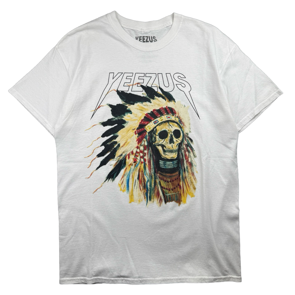 Kanye West Yeezus Chief Skull Tour Tee White