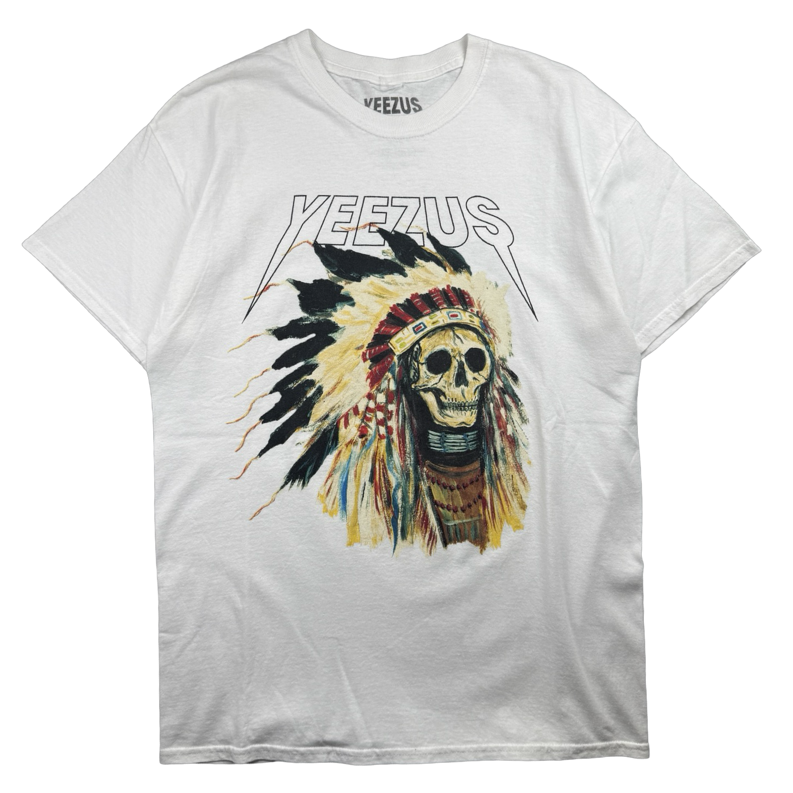 Kanye West Yeezus Chief Skull Tour Tee White