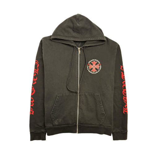 Chrome Hearts Made In Hollywood Cross Zip-Up Hoodie (USED) | Vintage Clothing Store Canada