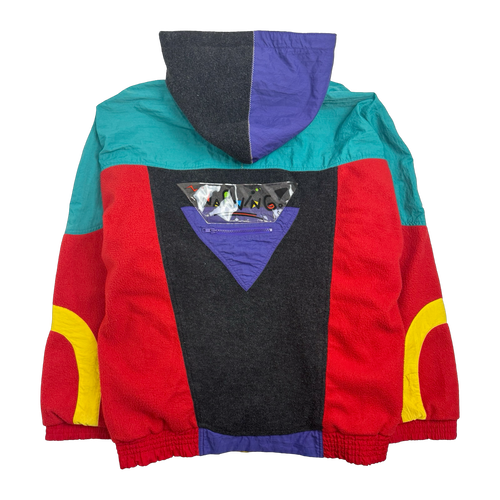Vintage 1990's Adidas Adventure Polar Fleece Jacket Multi | Vintage Clothing Store Canada