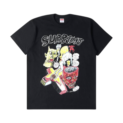 Supreme Daniel Johnston Tee Black | Vintage Clothing Store Canada