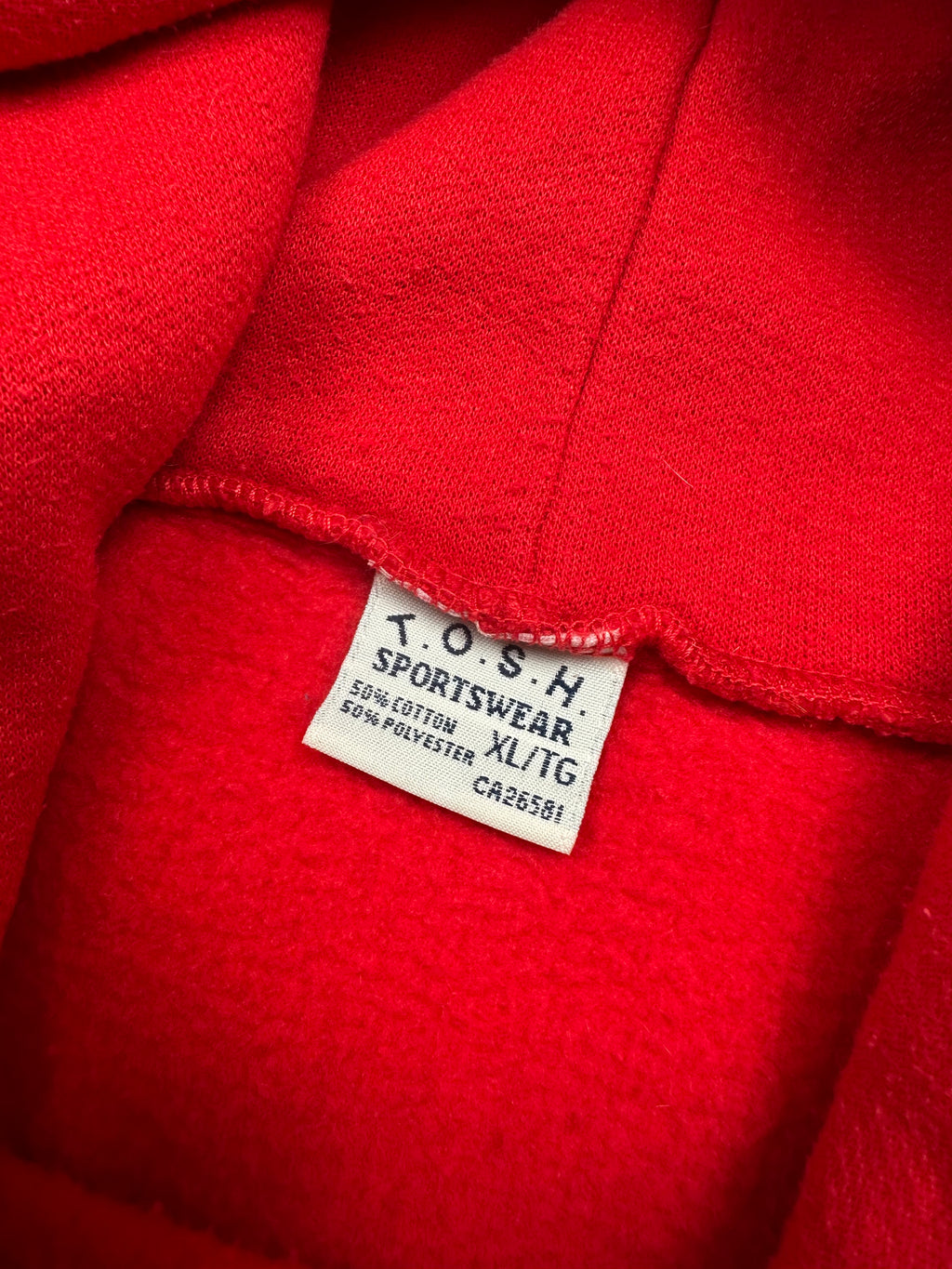 Vintage Fox Racing Logo Hoodie Red